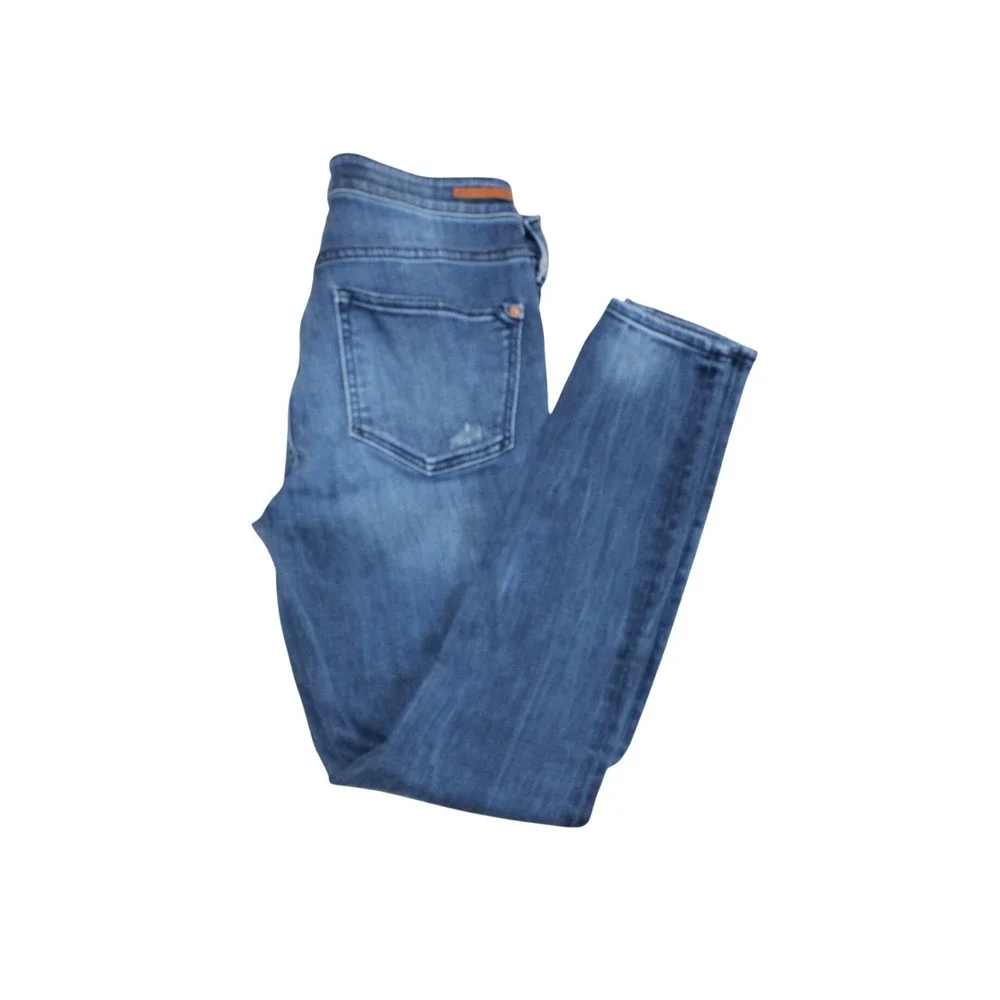 Pilcro and the Letterpress High Rise Skinny Jeans Womens 27 Blue Dark Wash